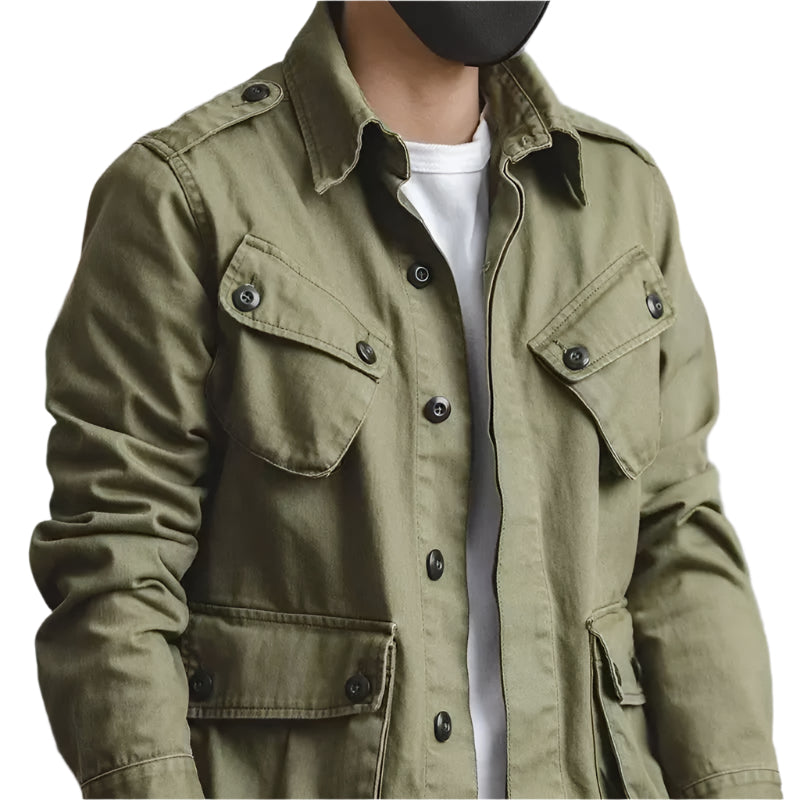 Robuste Cargo-Jacke mit Retro-Design