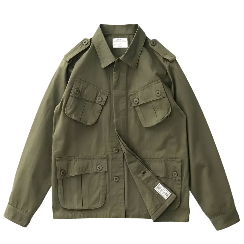 Robuste Cargo-Jacke mit Retro-Design