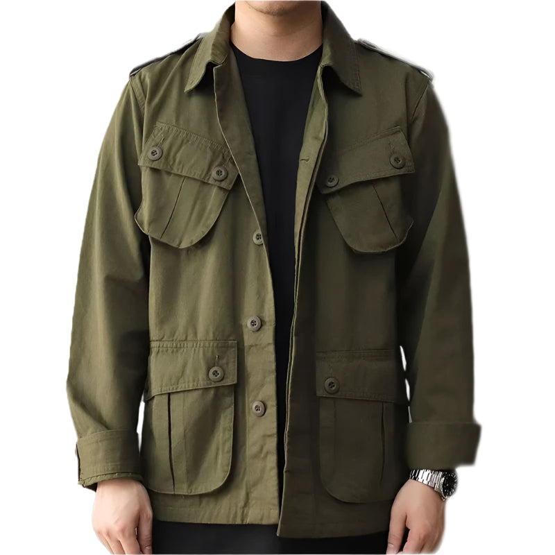Robuste Cargo-Jacke mit Retro-Design